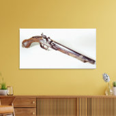 アブド・エル・カダー属のピストル キャンバスプリント (インサイチュ (リビング))