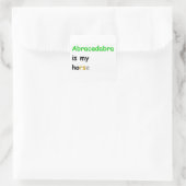 アブラカダブラは私の馬だ スクエアシール (バッグ)