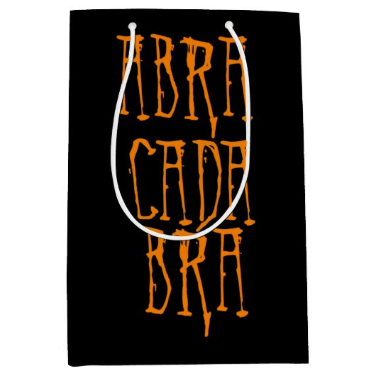 アブラカダブラ抱き枕 ミディアムペーパーバッグ (正面)