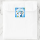 アブラカダブラ魔法ステッカー スクエアシール (バッグ)