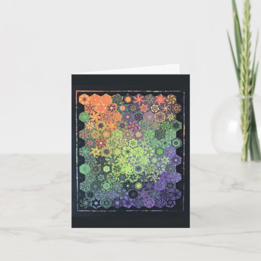 アブラカダブラ キルト 個人用グリーティングカード シーズンカード (正面)