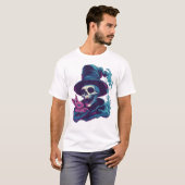アブラカダブラ・ボーンズ 面白い魔法のドクロ Tシャツ (正面フル)
