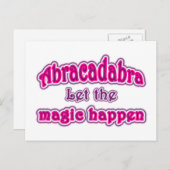 アブラカダブラ ポストカード (正面/裏面)