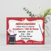 アブラカダブラ・マジック・ショー 招待状 (スタンド正面)