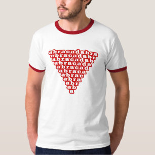 アブラカダブラ 逆三角形 マジックチャーム Tシャツ