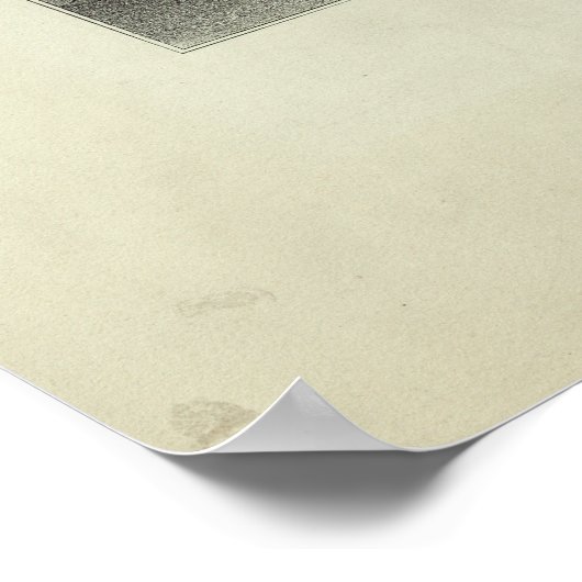 アブラナの十字架 ポスター (角)