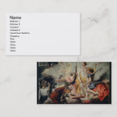 アブラハムおよび3つの天使 名刺 (正面/裏面)