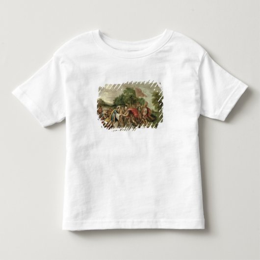 アブラハムおよびMelchizedekの会合 トドラーTシャツ (正面)