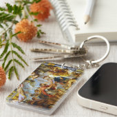 アブラハムおよびMelchizedek Rubensの芸術の会合 キーホルダー (正面右)