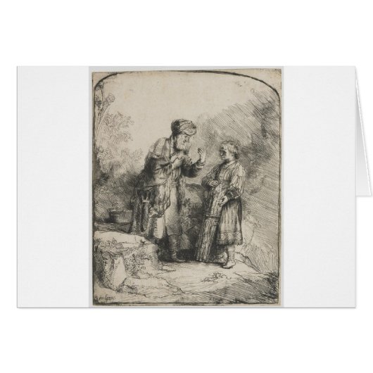 アブラハムとイサク (正面横)