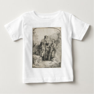 アブラハムとイサク ベビーTシャツ