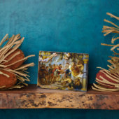 アブラハムとメルキゼデク・ルーベンスの芸術祭 フォトプラーク (側面)