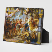 アブラハムとメルキゼデク・ルーベンスの芸術祭 フォトプラーク (側面)