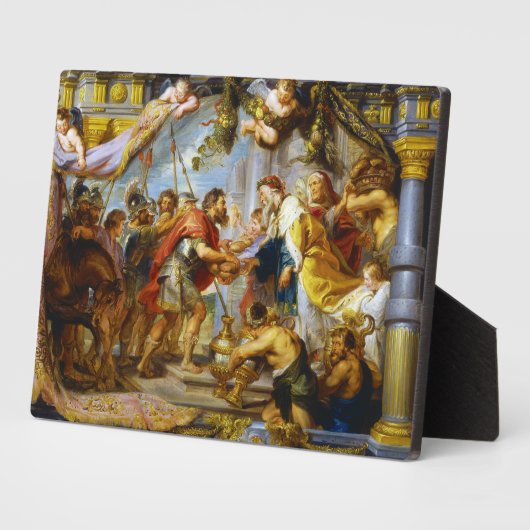 アブラハムとメルキゼデク・ルーベンスの芸術祭 フォトプラーク (側面)