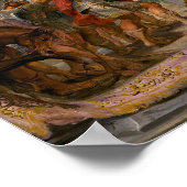 アブラハムとメルキゼデク・ルーベンスの芸術祭 ポスター (角)