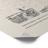 アブラハムへの神の約束 – 創世記15:5聖書の壁 ポスター (角)