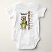 アブラハムスター17秒(ノーチンの方が重要… ベビーボディスーツ (裏面)