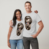 アブラハムチリンカーンリンカーンパトリオティックサングラス Tシャツ (ユニセックス)