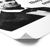 アブラハムリンカントロール引用文 ポスター (角)