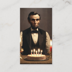 アブラハムリンカーズ誕生日 名刺