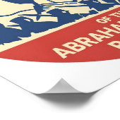 アブラハムリンカーン旅団エンブレムバッジ ポスター (角)