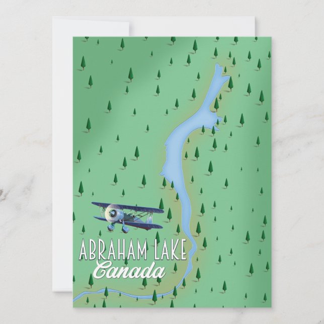 アブラハム湖，カナダ (正面)