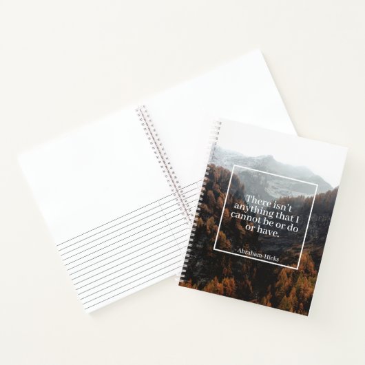 アブラハム・ヒックスの誘引力法引用文 ノートブック (内部)