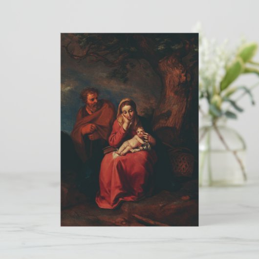 アブラハム・ブロエマーートによるエジプトへの飛行 招待状 (スタンド正面)