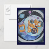 アブラハム ポストカード (正面/裏面)