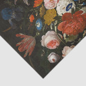 アブラハム・ミグノンによるガラスの花瓶の中の花 薄葉紙 (詳細)