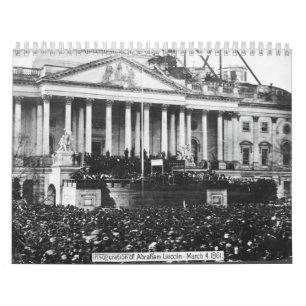 アブラハム・リンカーンの発足1861年3月4日 カレンダー