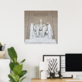 アブラハム・リンカーン像 ポスター (ホームオフィス)