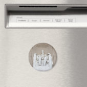 アブラハム・リンカーン像 マグネット (インサイチュ (食洗機))