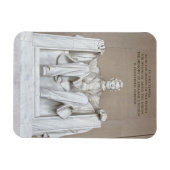 アブラハム・リンカーン像 マグネット (横)