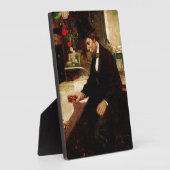 アブラハム・リンカーン大統領とバラ・ハット フォトプラーク (側面)