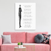 アブラハム・リンカーン大統領の献上品ヴィンテージ詩 キャンバスプリント (インサイチュ (リビング))