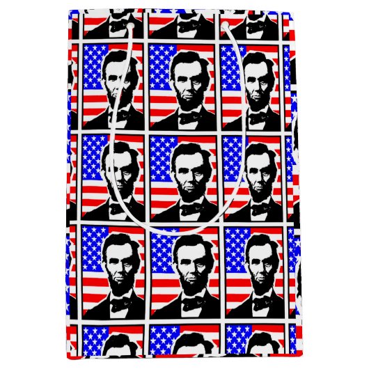 アブラハム・リンカーン・ユニオン ミディアムペーパーバッグ (正面)