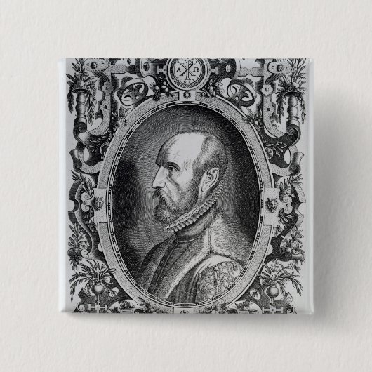 アブラハムOrtelius 缶バッジ (正面)