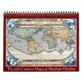 アブラハムOrtelius 2012年の地図 カレンダー (カバー)