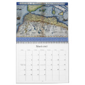 アブラハムOrtelius 2012年の地図 カレンダー (3月 2027)