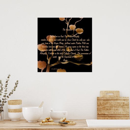 アブラヤシの群れによって作られた使徒たちの春 ポスター (キッチン)