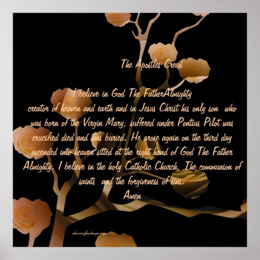 アブラヤシの群れによって作られた使徒たちの春 ポスター (正面)