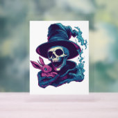 アブラ – カダブラボーンズ – おもしろい魔法スカル アクリルサイン (ニュートラル)