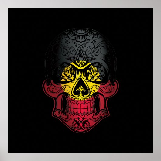 アブリジンスカルとバラ国旗 ポスター (正面)