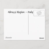 アブルッツィ葉書 ポストカード (裏面)