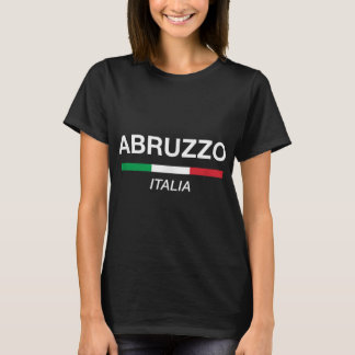 アブルッツォイタリアン名家族懇親会イタリア国旗 Tシャツ