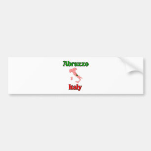 アブルッツォイタリア バンパーステッカー