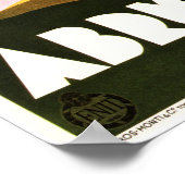 アブルッツォローマアールデコヴィンテージトラベイタリアンル ポスター (角)