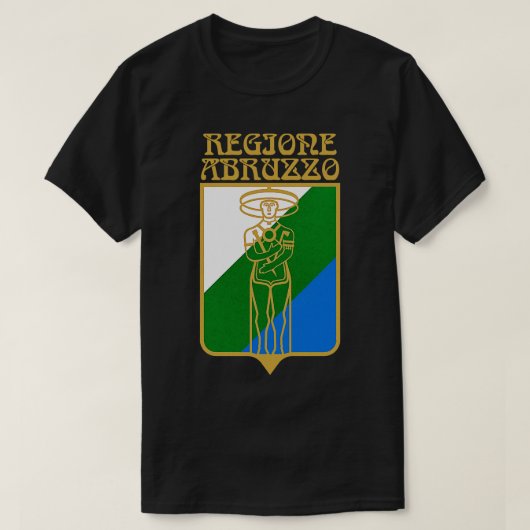アブルッツォヴィンテージスタイルデザイン Tシャツ (デザイン正面)