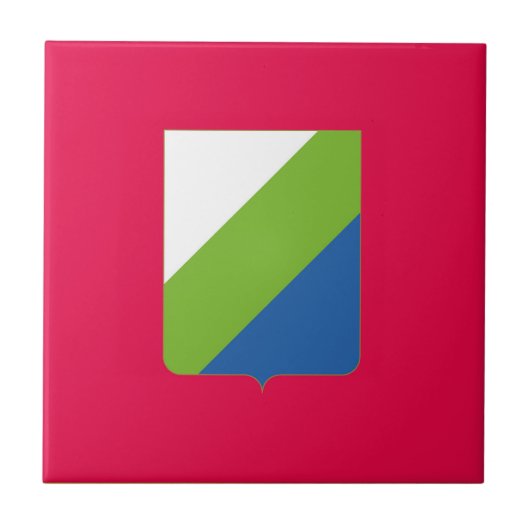 アブルッツォ国旗イタリアの象徴イタリア タイル (正面)